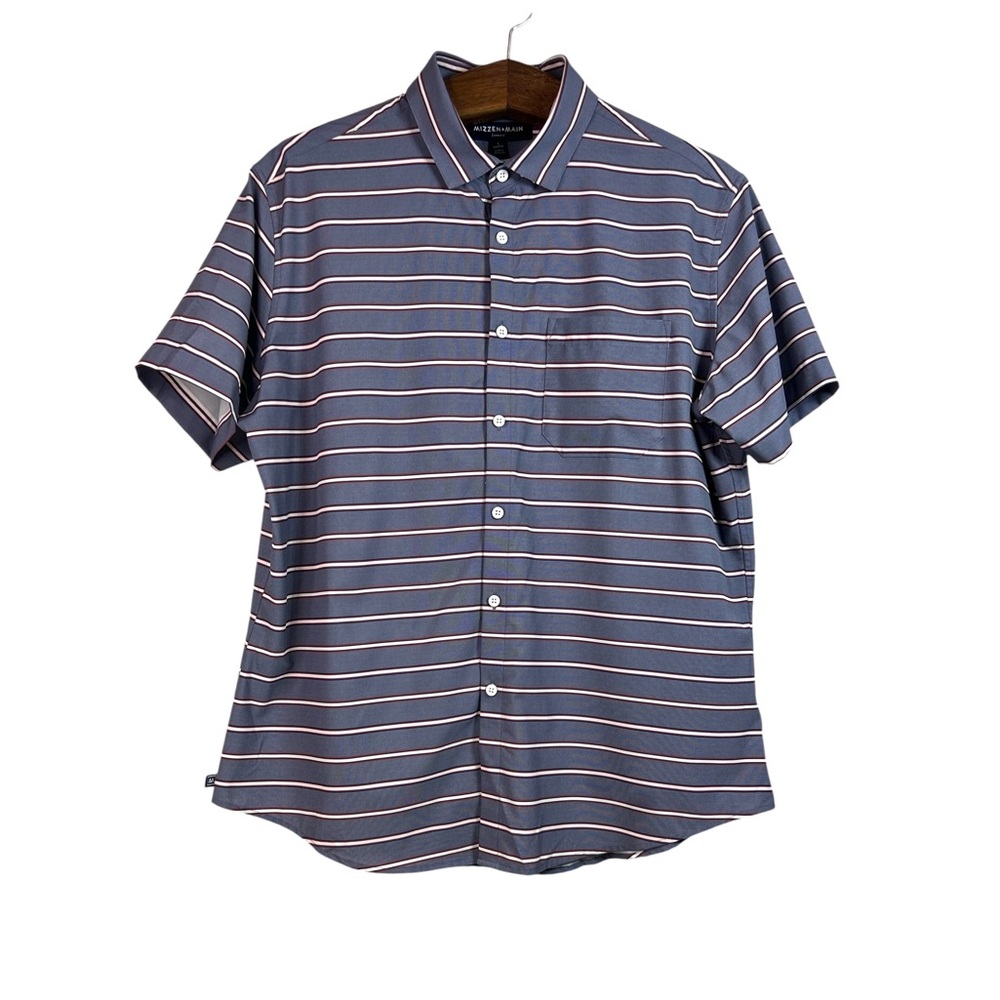 Mizzen+Main Leeward Classic Fit Casual Button-down
Shirt Stripes Size L Preppy